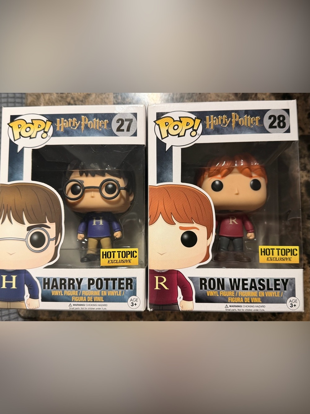 Funko - Harry & Ron Set In Christmas Jumpers (Hot Topic Exclusive)